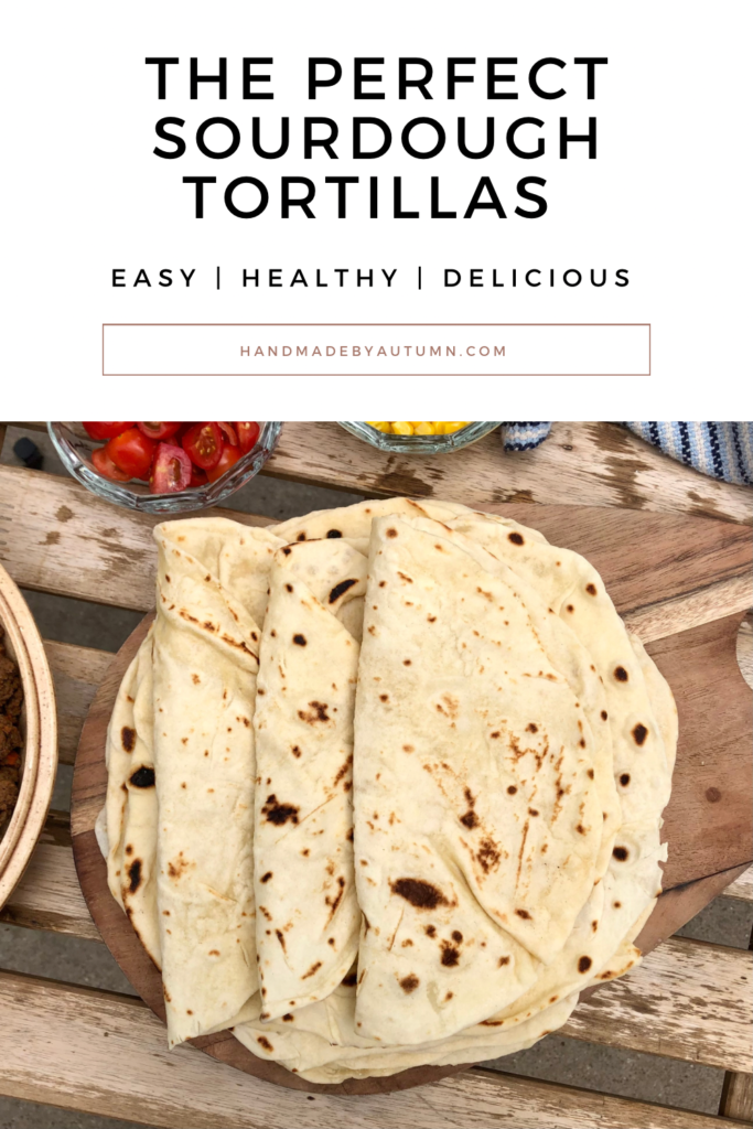 The Perfect Sourdough Tortillas Pin