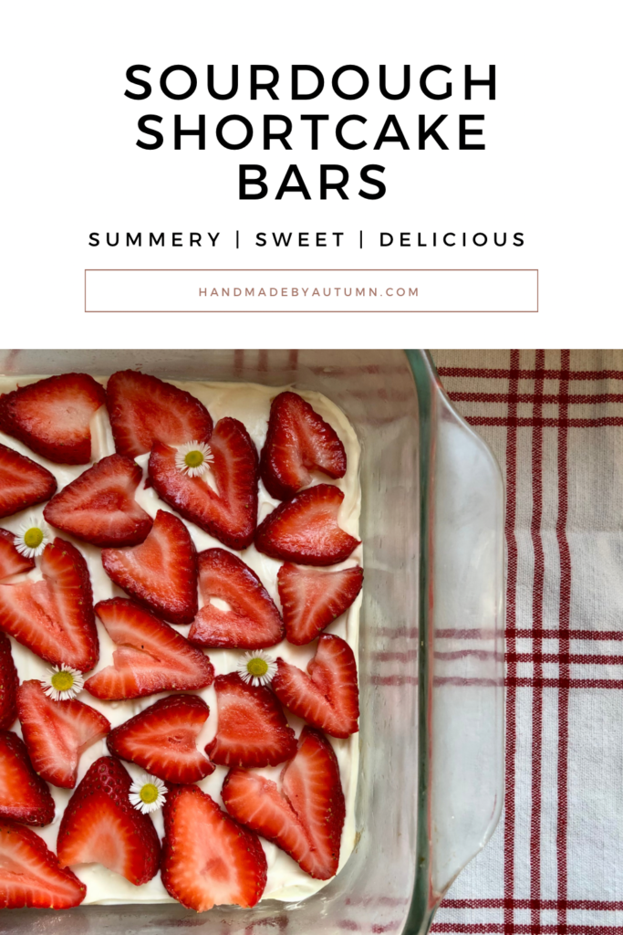 Sourdough Shortcake Bars Pin