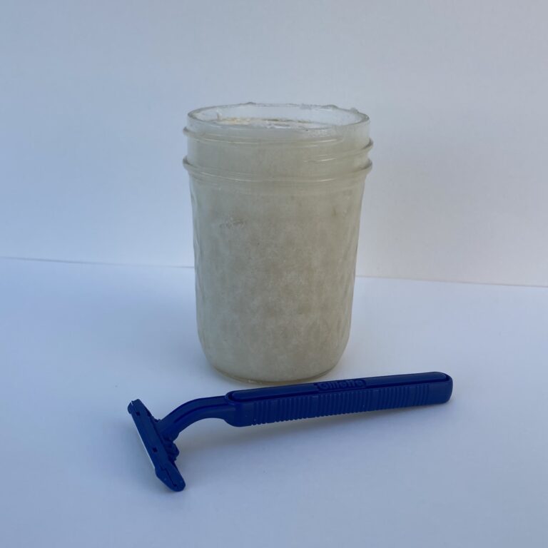 Homemade Women's Shaving Cream