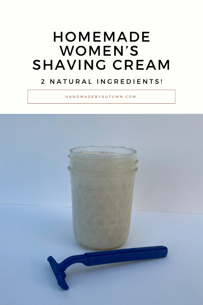 Homemade Women's Shaving Cream Pin