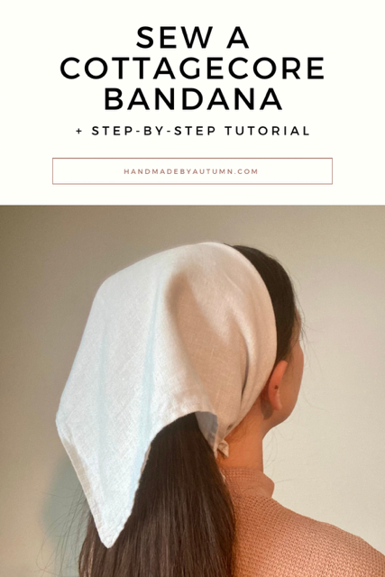 Sew a Cottagecore Bandana Pin