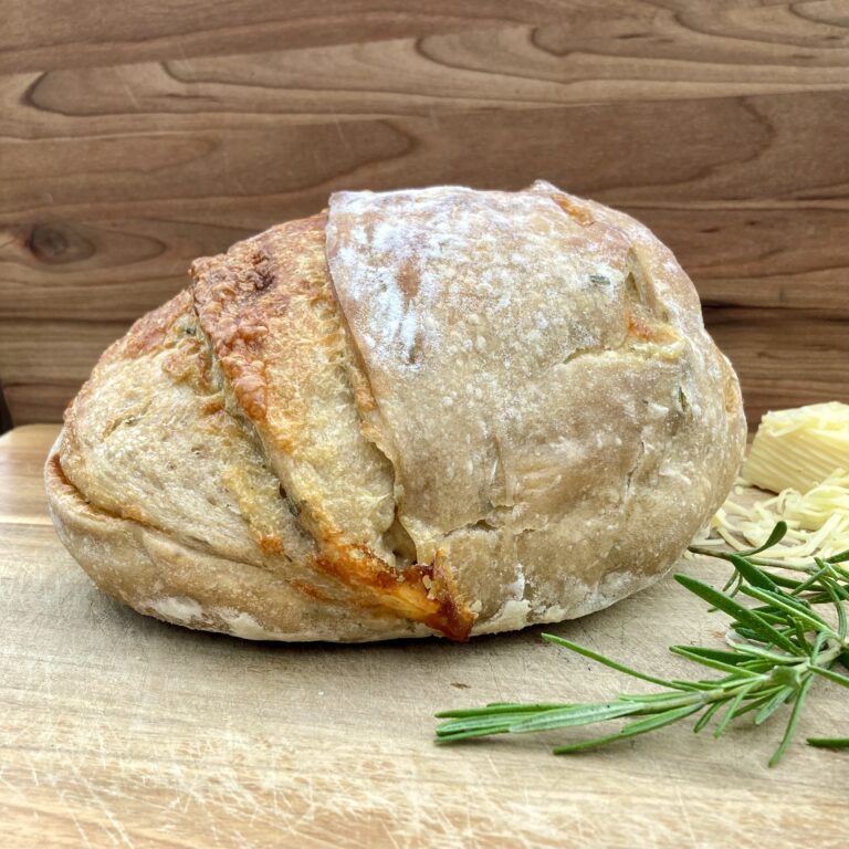 Rosemary Cheddar Sourdough Boule